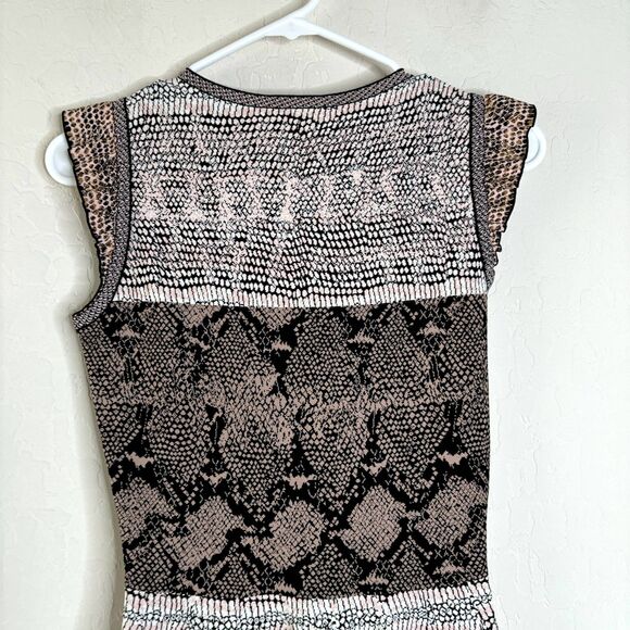 Alexander McQueen Snake Fit Flare Mini Dress - Picture 5 of 7